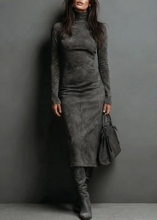 Sara | Midi Velvet Dress