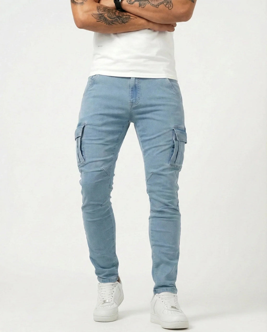 Jean | Elastic Cargo Pants