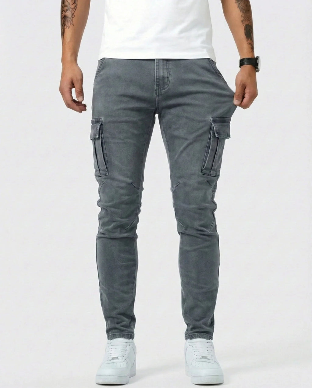 Jean | Elastic Cargo Pants