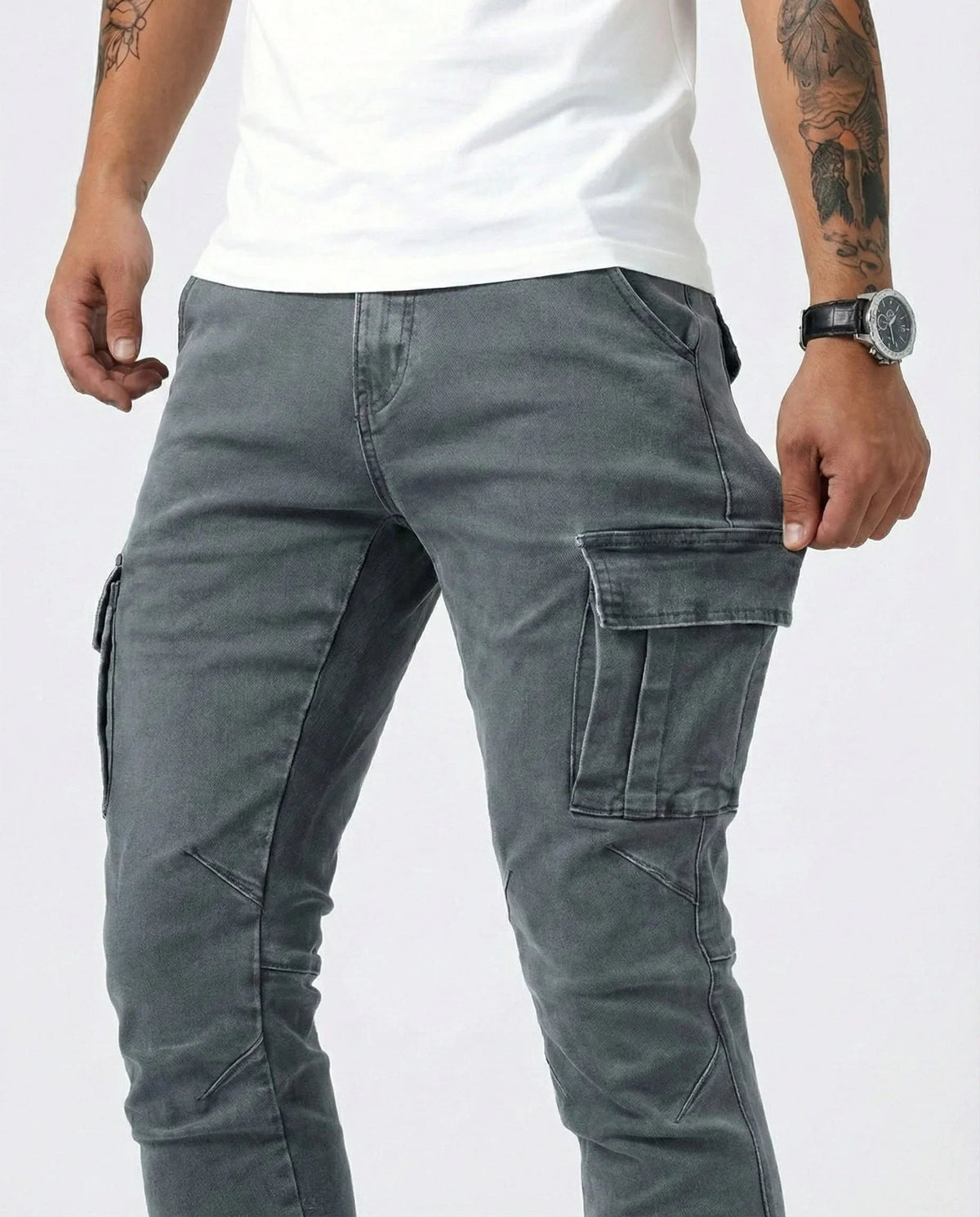 Jean | Elastic Cargo Pants