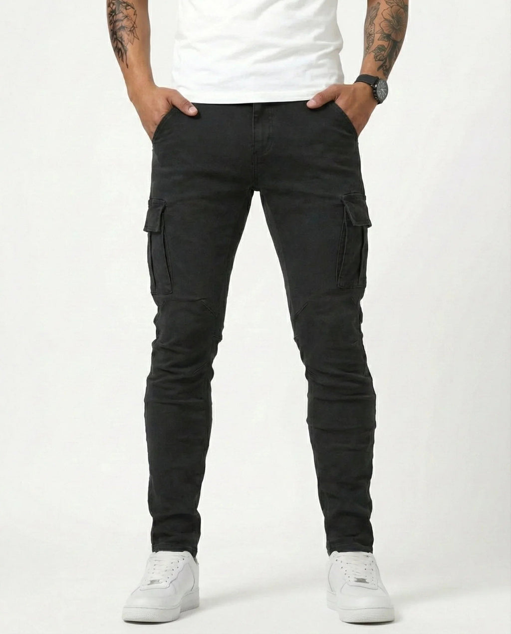Jean | Elastic Cargo Pants