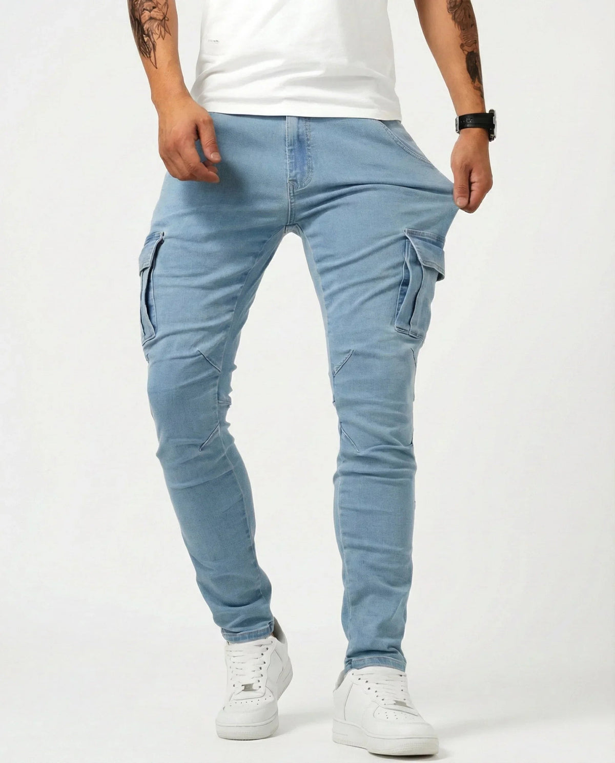 Jean | Elastic Cargo Pants