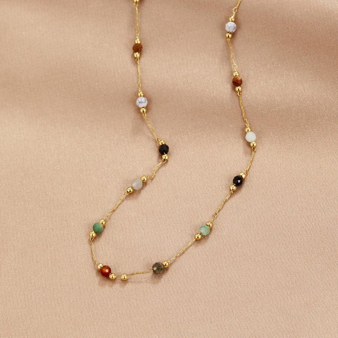 Élodie | Colorful Gem Necklace