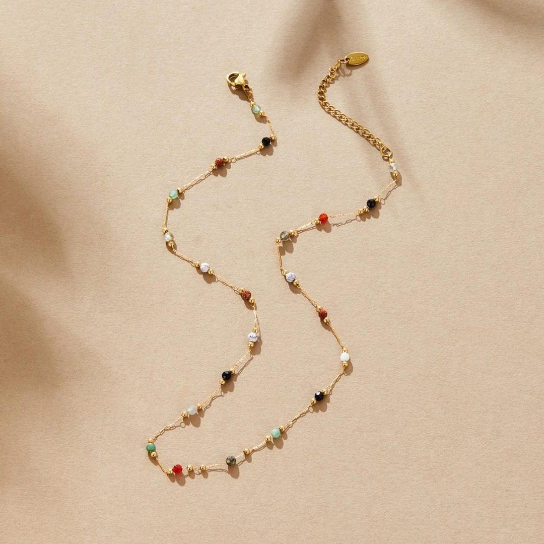Élodie | Colorful Gem Necklace