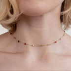 Élodie | Colorful Gem Necklace