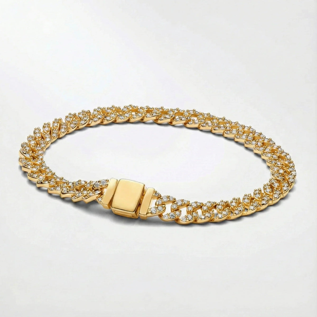 Adele | Cuban Bracelet in Moissanite
