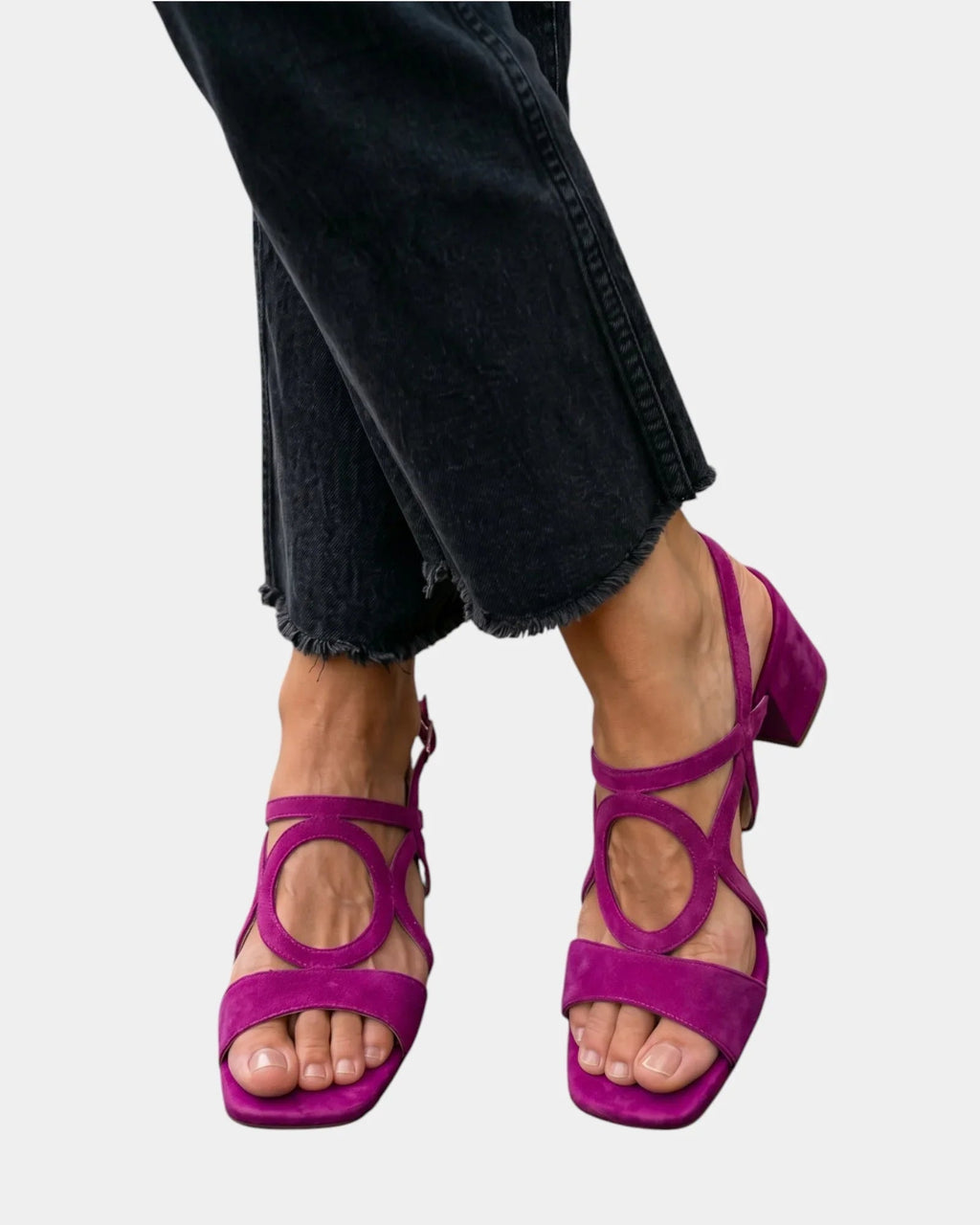 Guillelmine | Square-Toe Sandals with Rounded Cut