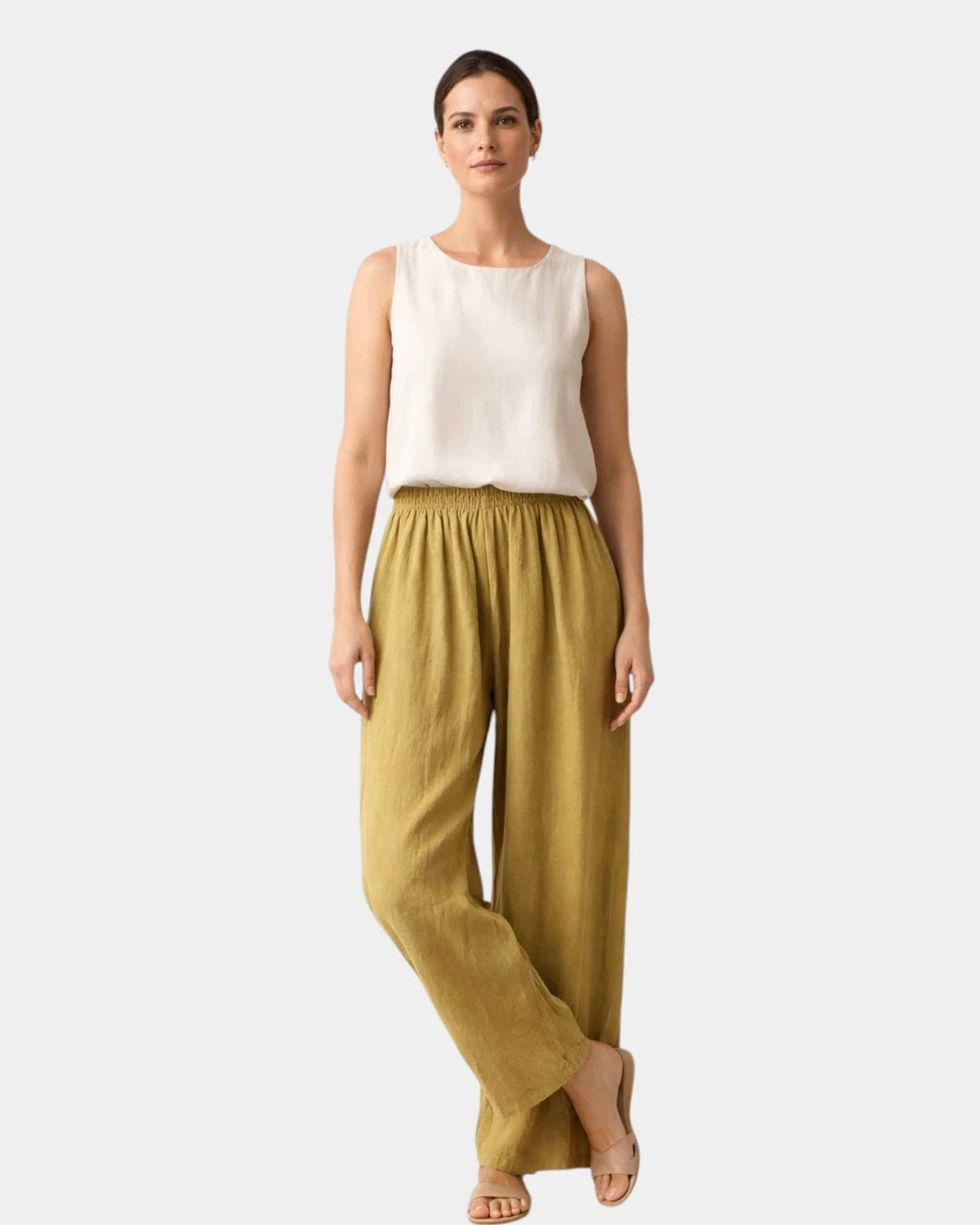 Alix | Cotton and Linen Pants