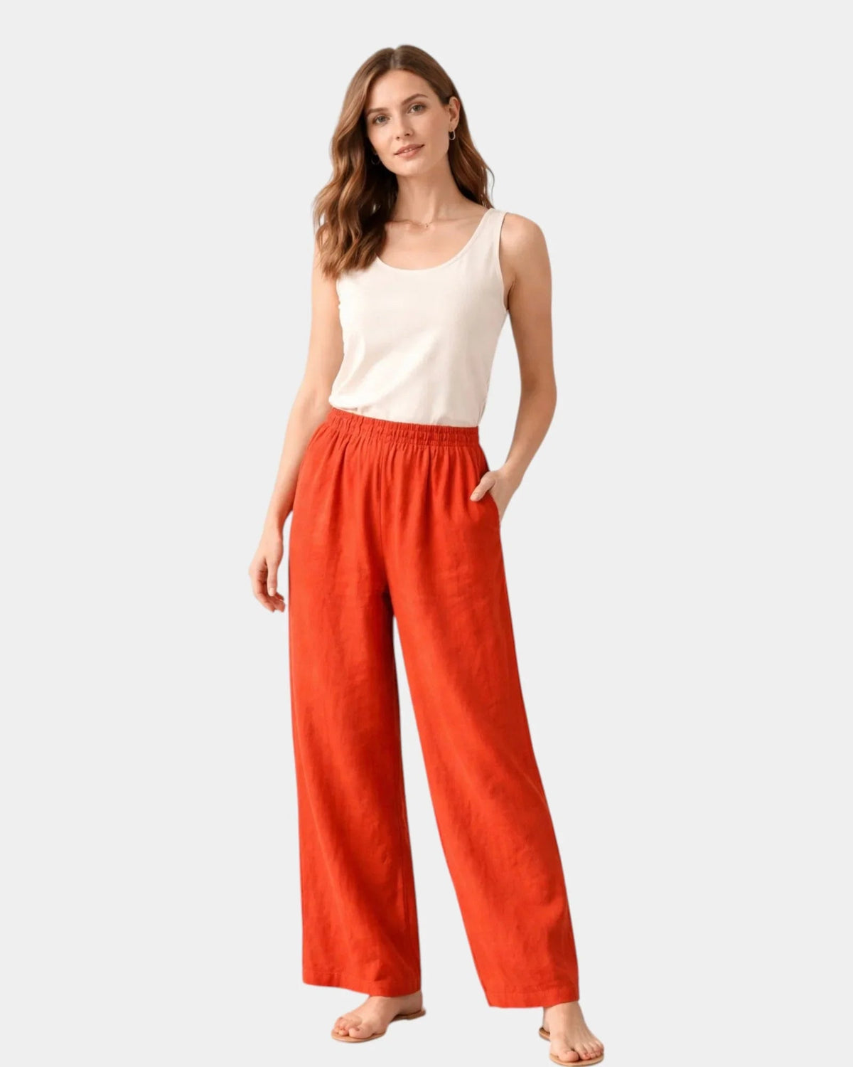 Alix | Cotton and Linen Pants