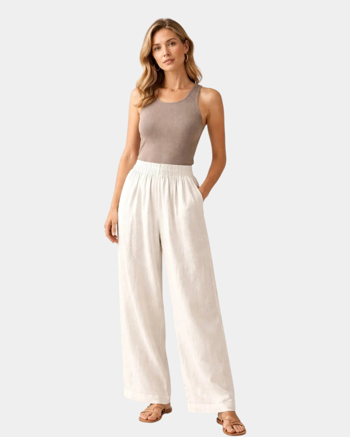 Alix | Cotton and Linen Pants