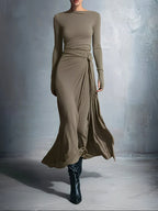 Renee | Draped Maxi Dress